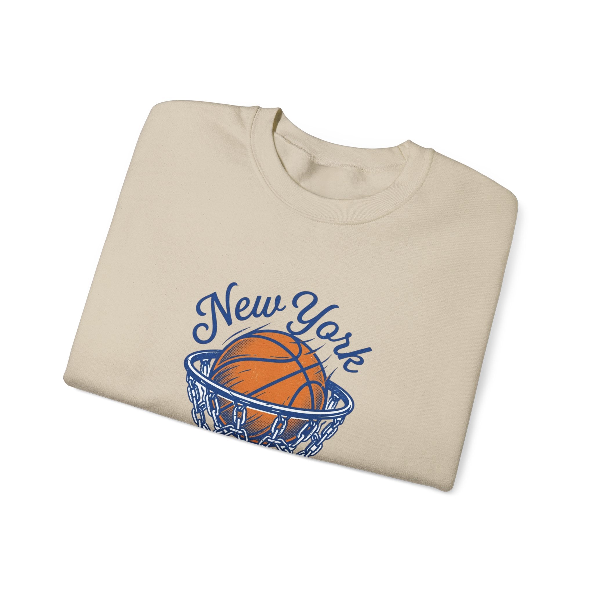 City Hoops Retro Basketball Sweatshirt | Collegiate NY Varsity