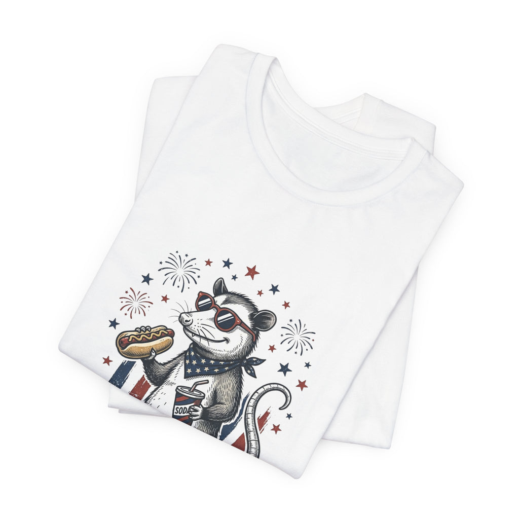 Feral & Free possum tee | sarcastic, quirky humor graphic tee