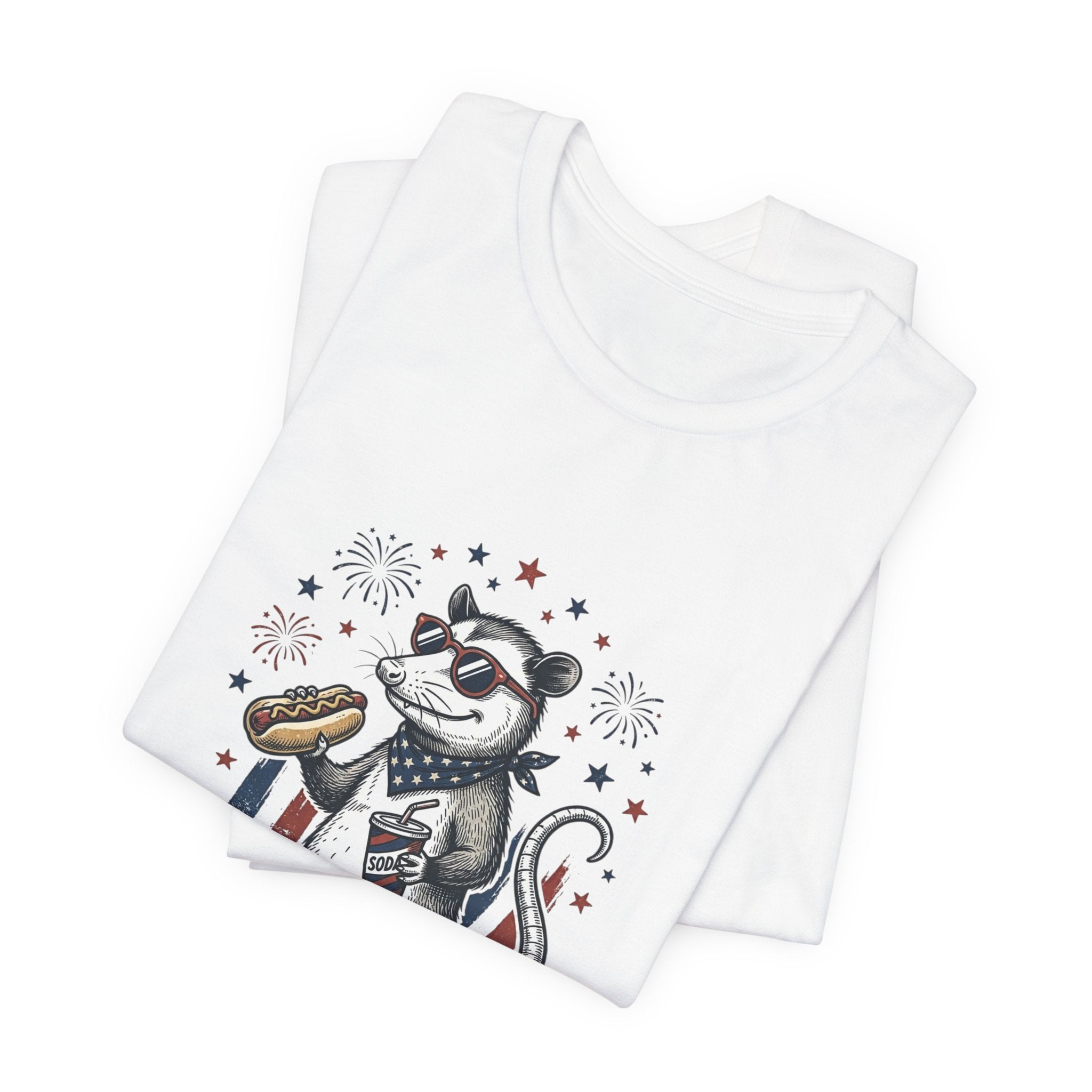 Feral & Free possum tee | sarcastic, quirky humor graphic tee