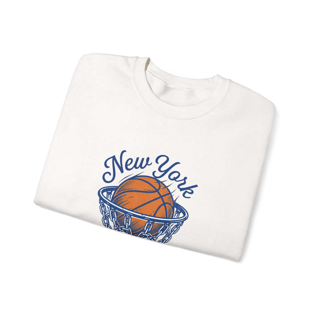 City Hoops Retro Basketball Sweatshirt | Collegiate NY Varsity