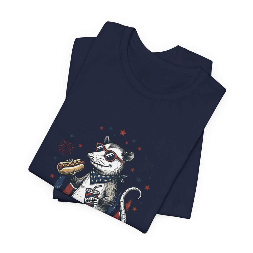 Feral & Free possum tee | sarcastic, quirky humor graphic tee