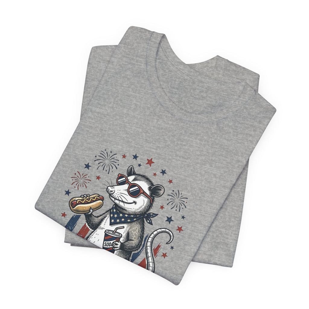 Feral & Free possum tee | sarcastic, quirky humor graphic tee