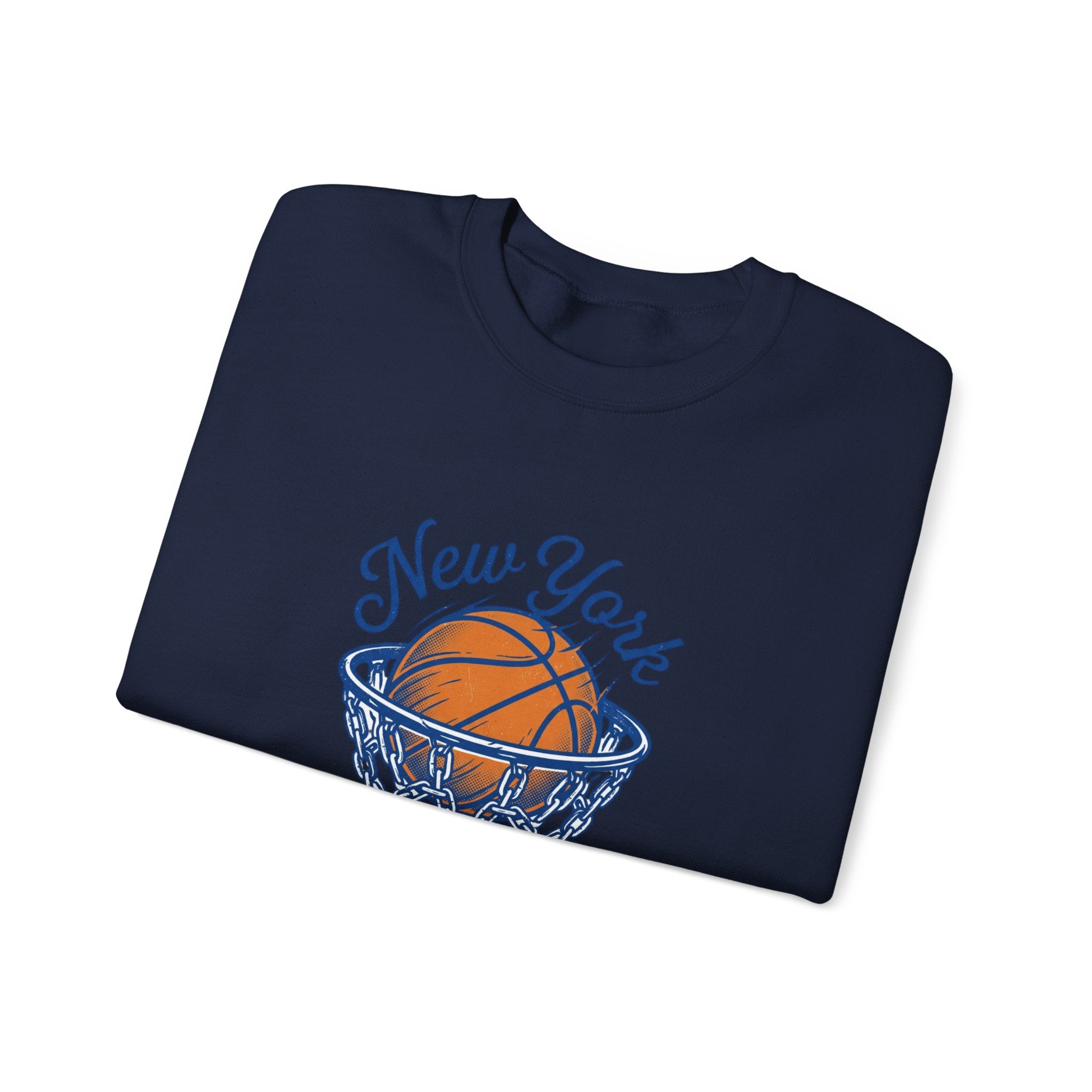 City Hoops Retro Basketball Sweatshirt | Collegiate NY Varsity