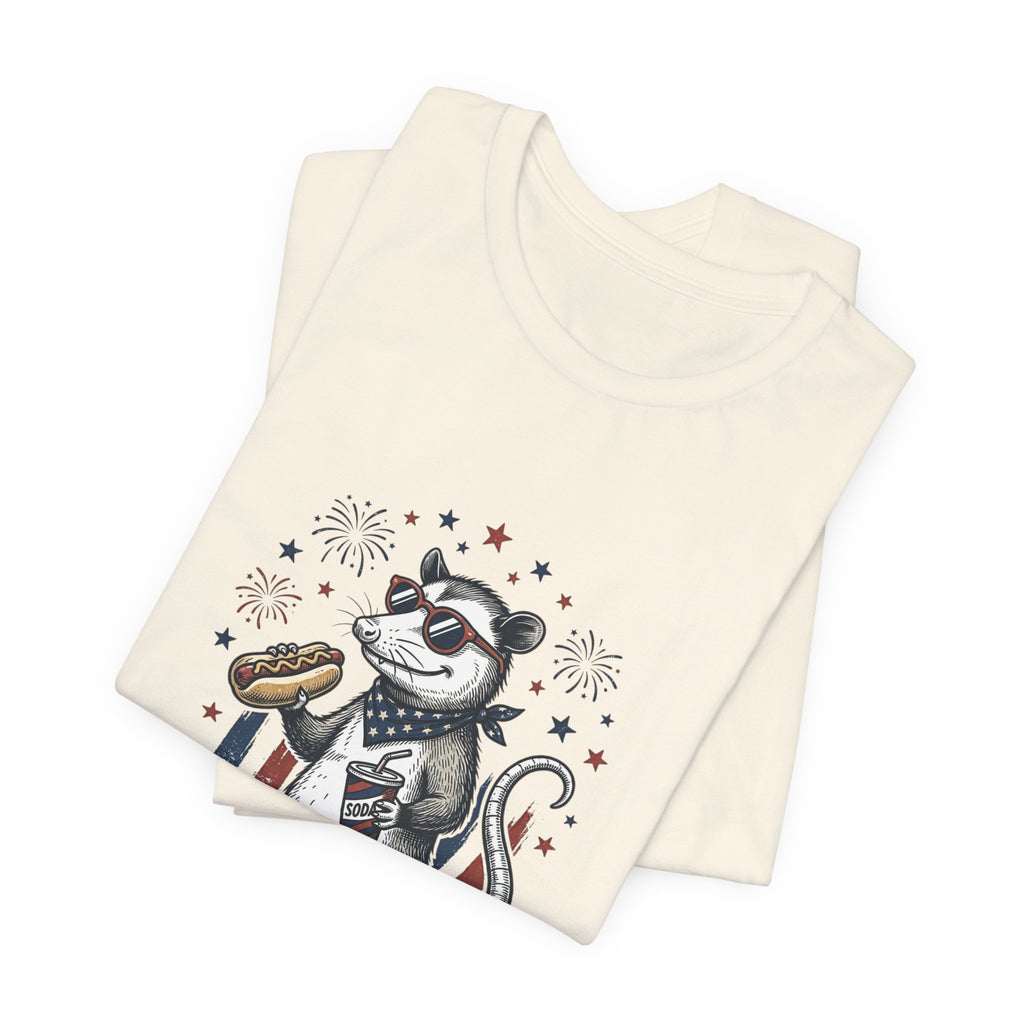 Feral & Free possum tee | sarcastic, quirky humor graphic tee