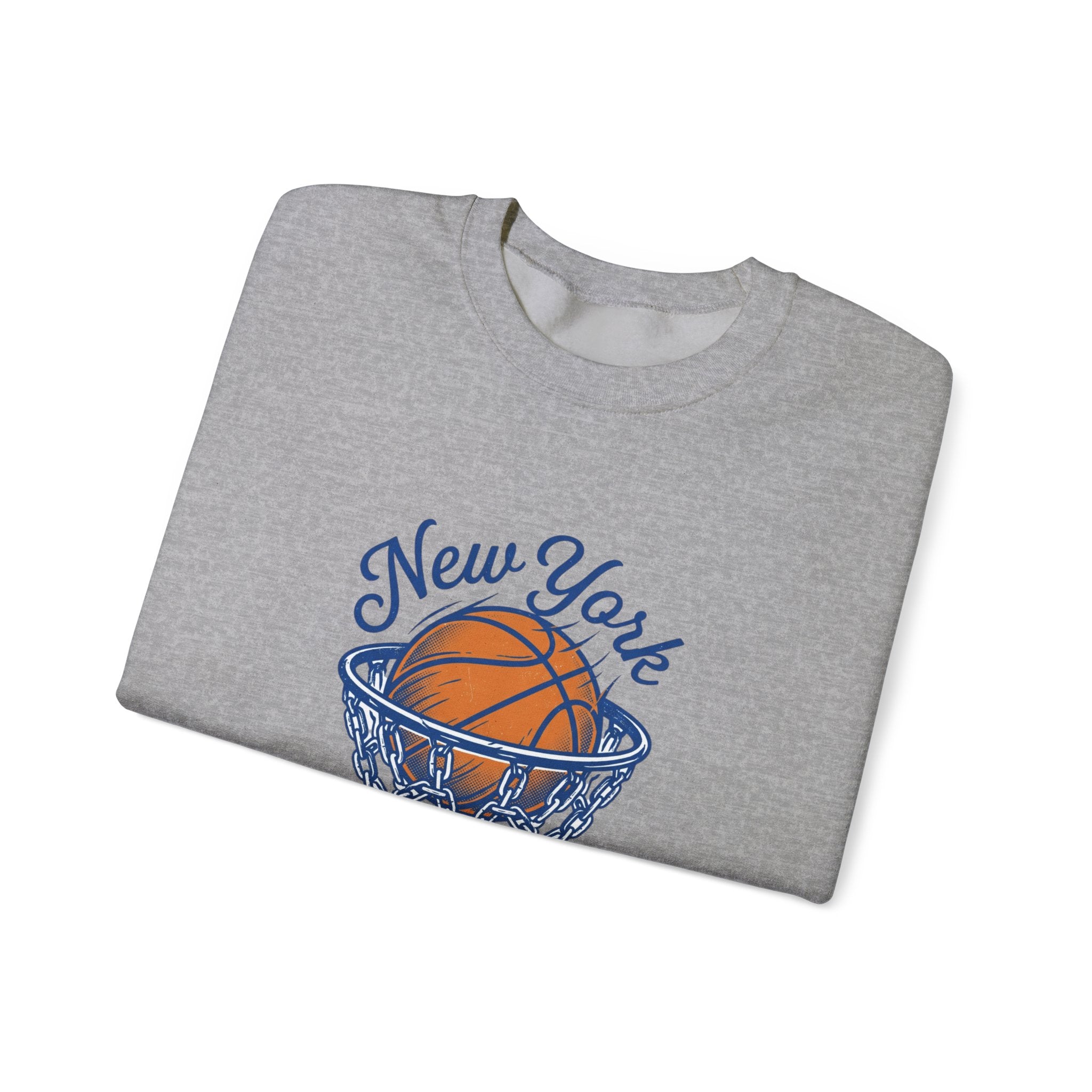 City Hoops Retro Basketball Sweatshirt | Collegiate NY Varsity