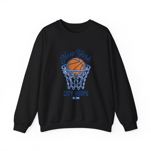 City Hoops Retro Basketball Sweatshirt | Collegiate NY Varsity